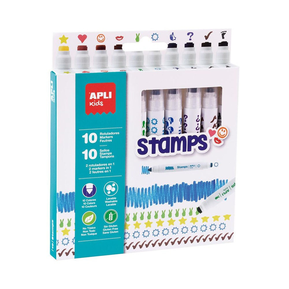 Feutres de coloriage Encre lavable Double pointe