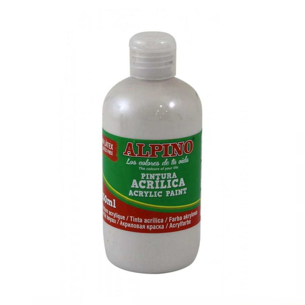 Peinture acrylique Alpino en flacon de , métallisé