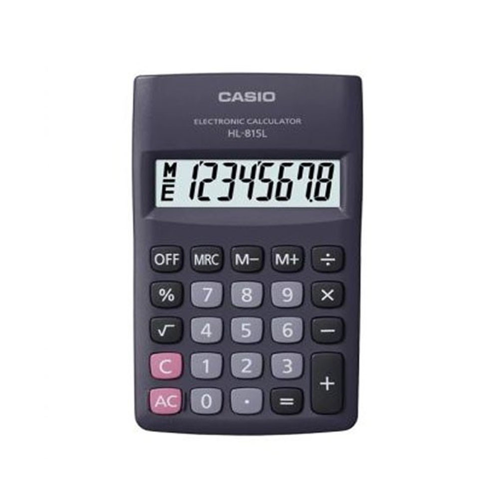 Calculatrice portative Casio HL-815L-BK-W-DP 8 chiffres
