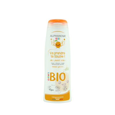 ALPHANOVA Va Prendre Ta Douche Gel Lavant Enfants Bio Abricot