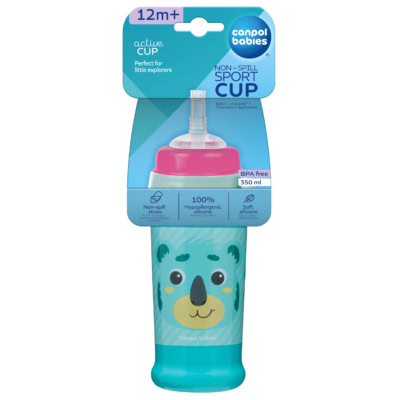 Canpol Gobelet de Sport Anti-Fuite Turquoise
