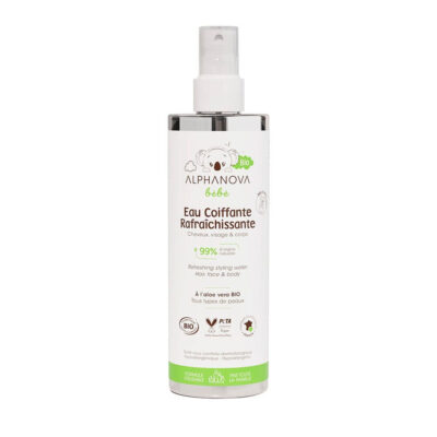 Alphanova Bébé Eau Coiffante Rafraîchissante Bio