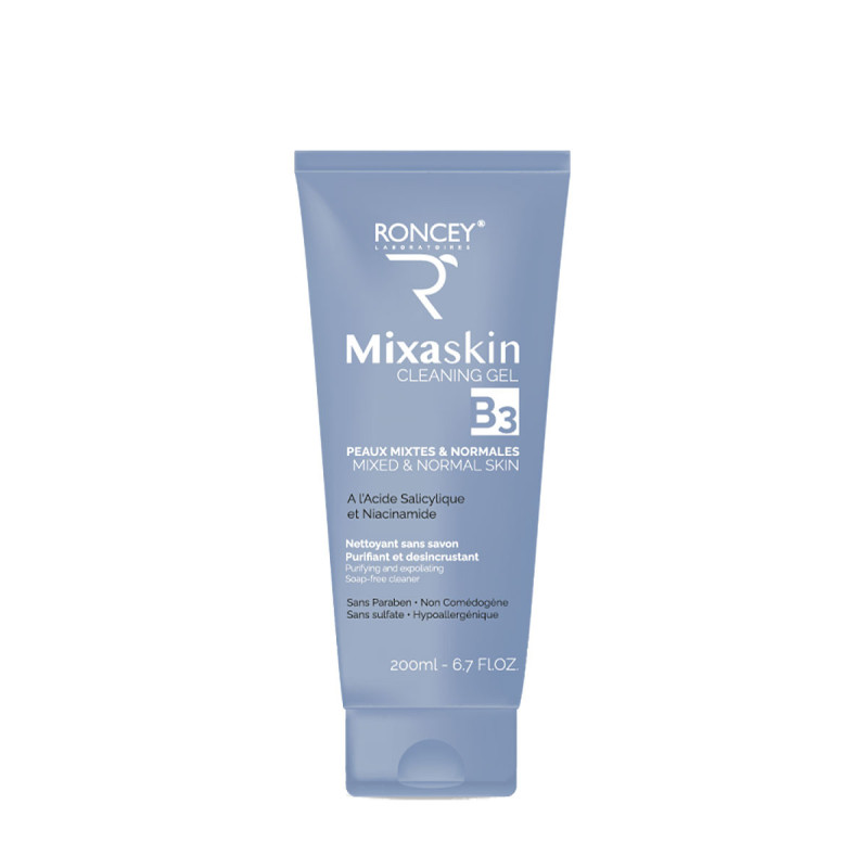 Roncey Mixaskin Gel Nettoyant Pour Peaux Normales À Mixtes