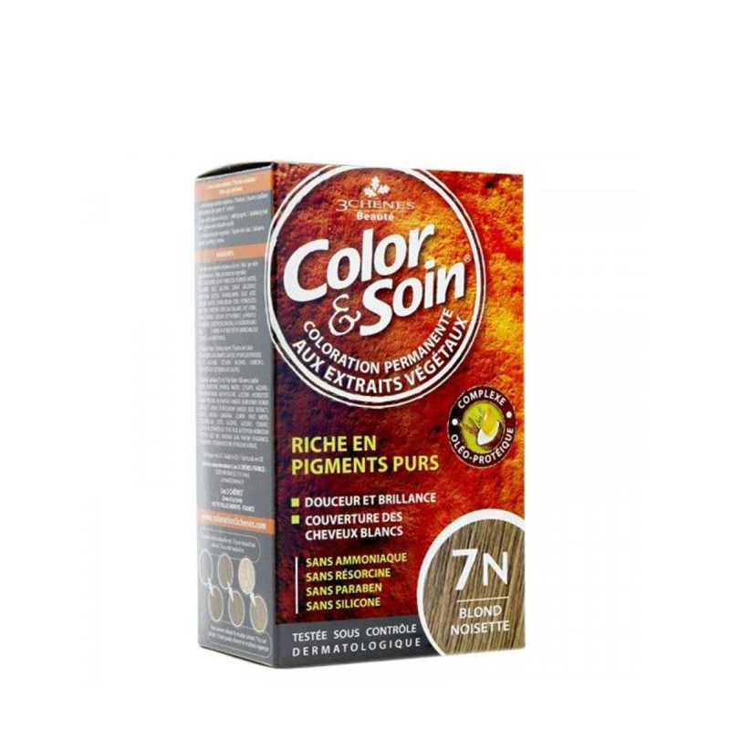 Chênes Color & Soin Coloration Cheveux Blond Noisette 7N