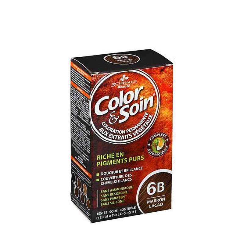 Chênes Color & Soin Coloration Cheveux Marron Cacao 6B