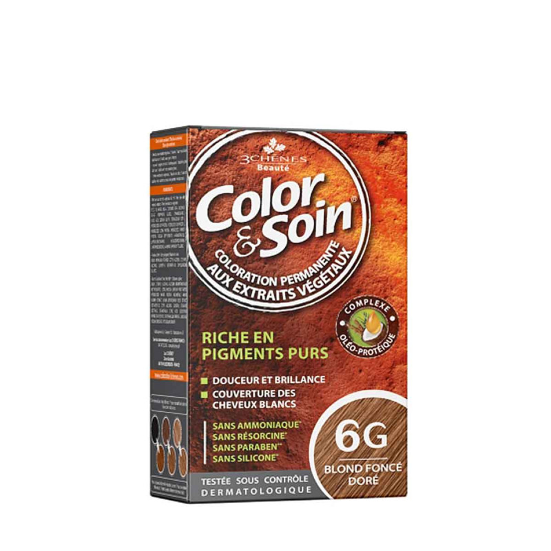 Chênes Color & Soin Coloration Cheveux Blond Foncé Doré