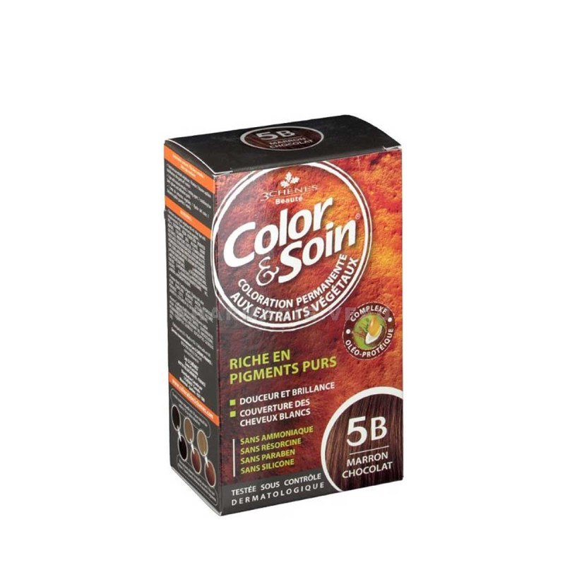 Chênes Color & Soin Coloration Cheveux Marron Chocolat 5B