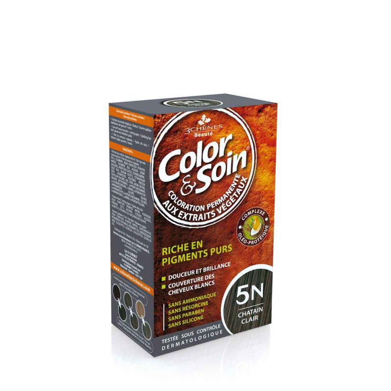 Chênes Color & Soin Coloration Cheveux Chatain Clair 5N