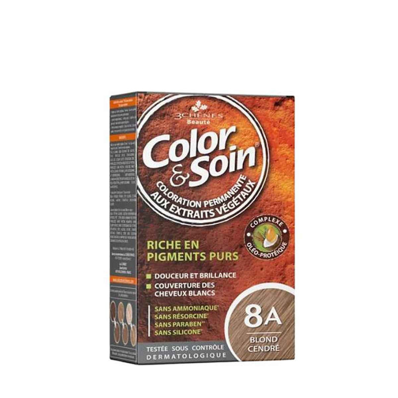 Chênes Color & Soin Coloration Cheveux Blond Cendré 8A