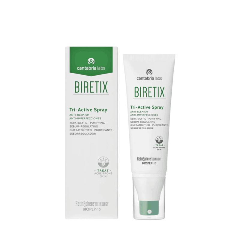 Biretix Tri-Active Spray Asséchant Acnés Corporelles