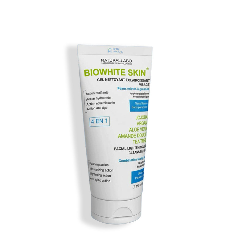 Naturallabo Biowhite Skin Gel Nettoyant Éclaircissant Visage