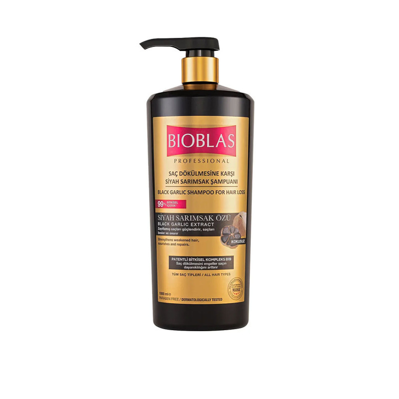 BIOBLAS Shampoing À L'ail Fortifiant Anti-Chute 1 L
