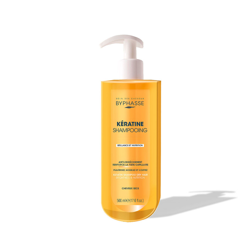 Byphasse Shampoing À La Kératine Liquide Cheveux Secs