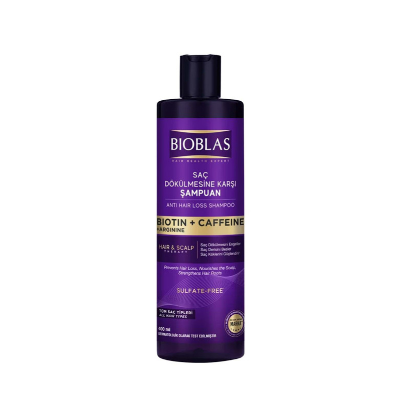 Bioblas Shampoing Anti-Chute À La Biotine À La Caféine