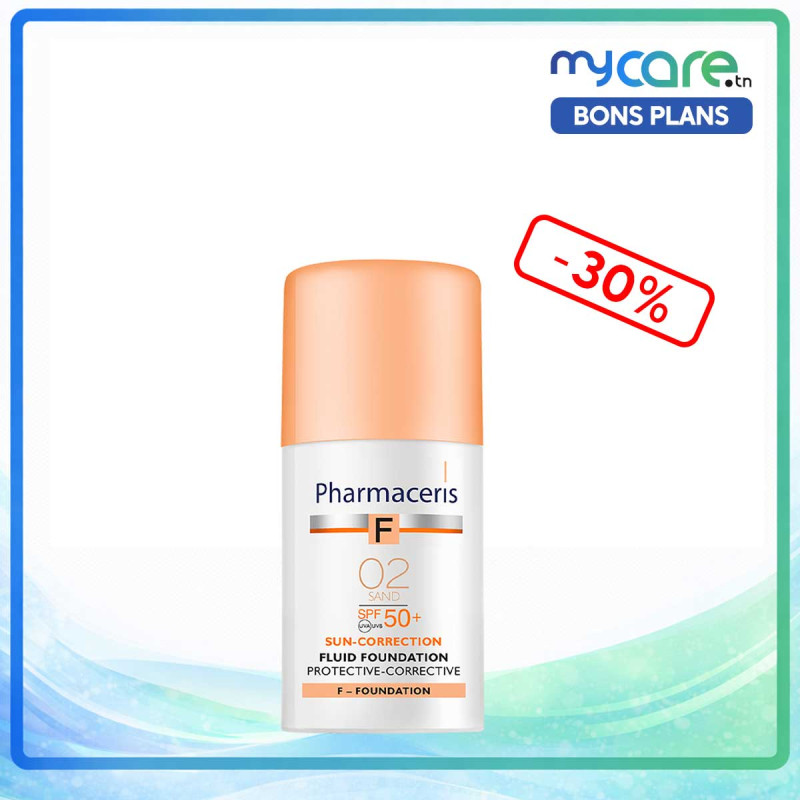 Pharmaceris Foundation Ecran Solaire Teinté Spf50+ Sand 02