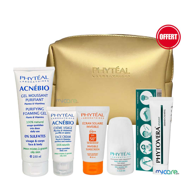 Phyteal Les Essenstiels 5 Produits Peaux Mixtes À Grasses À Tendance Acnéique
