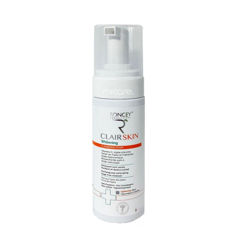 Roncey Clairskin Mousse Nettoyante Éclaircissante
