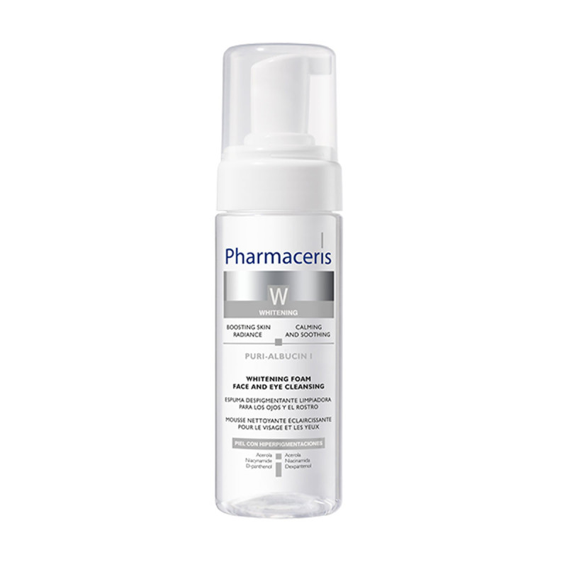 Pharmaceris Puri Albucin Mousse Nettoyante Éclaircissante Visage Yeux
