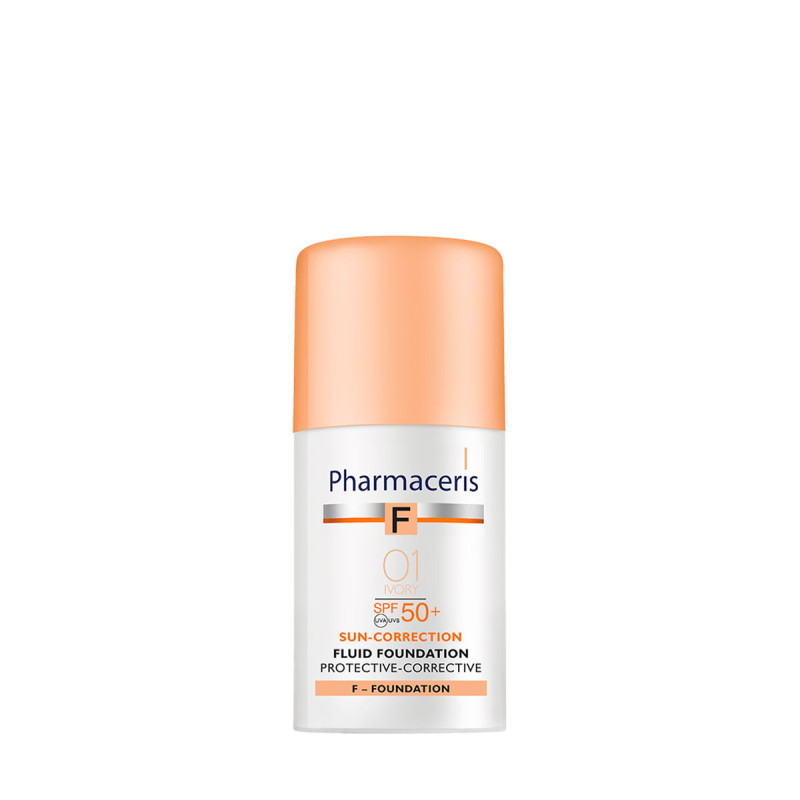 Pharmaceris Foundation Ecran Solaire Teinté Spf50+ Ivory 01