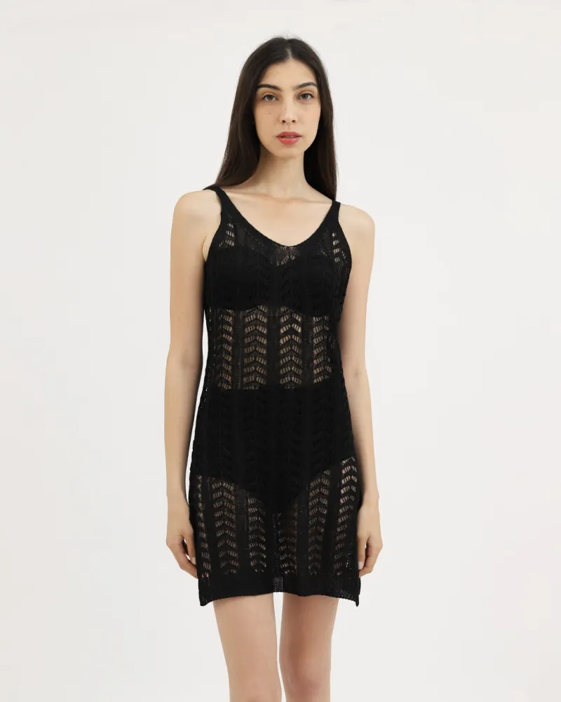 Robe courte de plage en