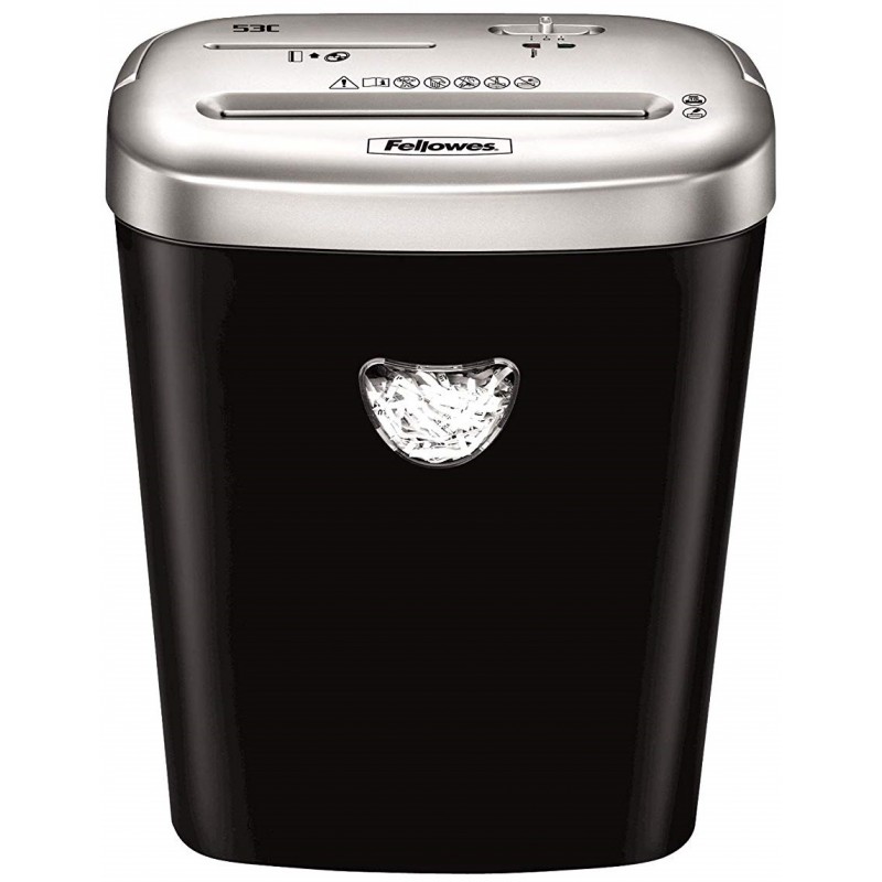 Destructeur de papier Fellowes Powershred 53C Coupe croisée