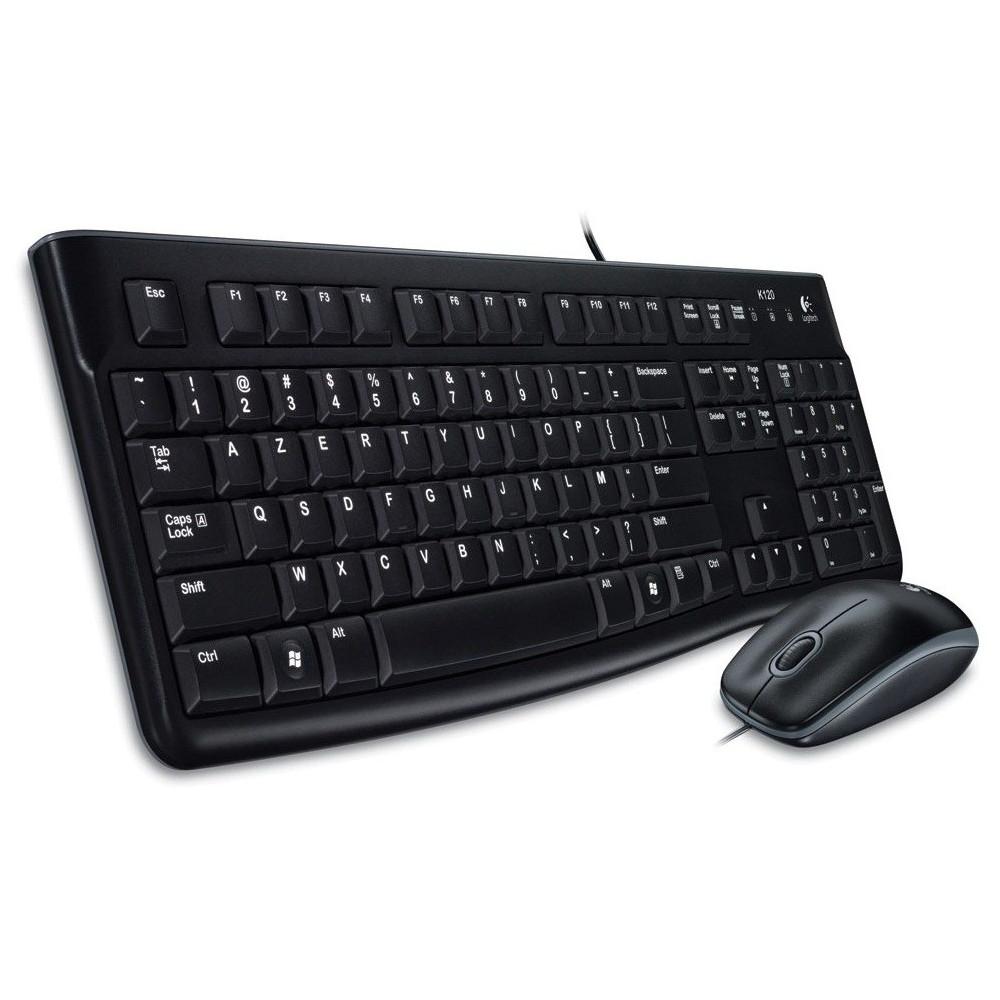 Logitech Clavier Souris USB mk120