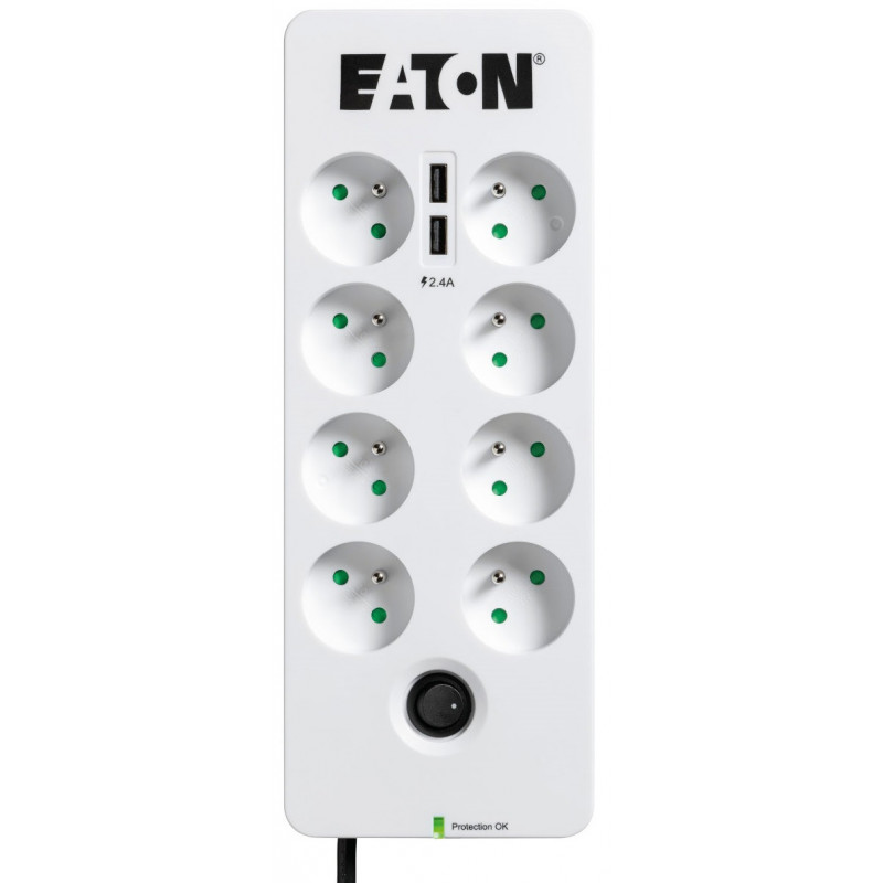 Multiprise parafoudre EATON Protection Box 8 prises