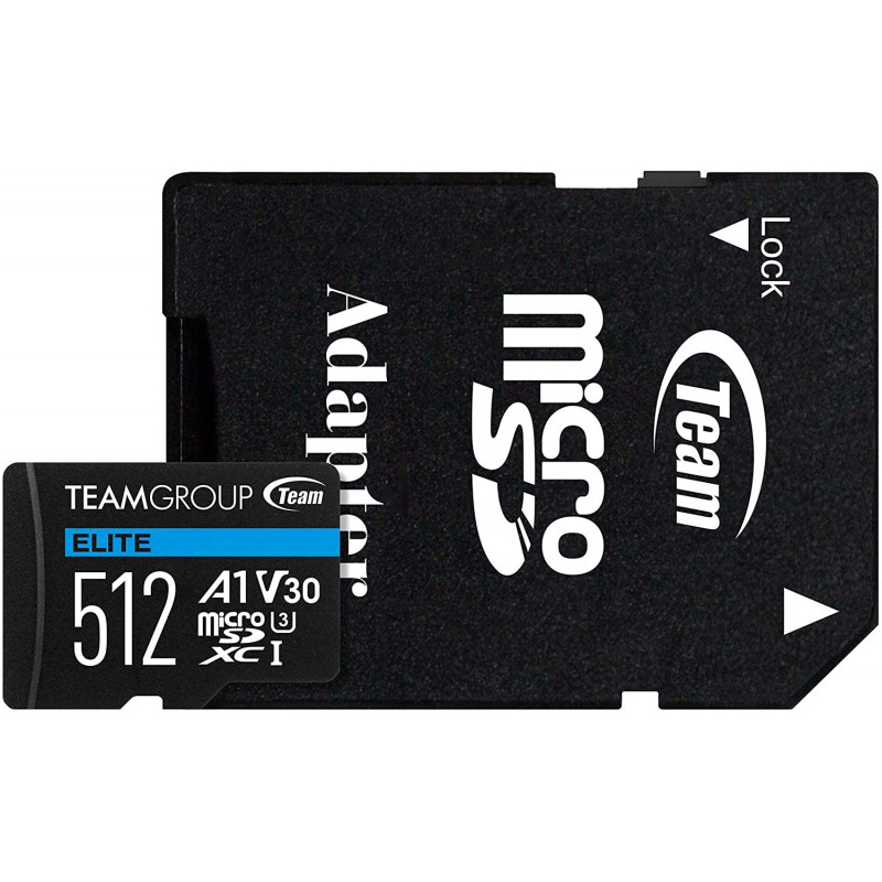 TeamGroup Carte mémoire Elite Micro SDXC UHS-I A1 V