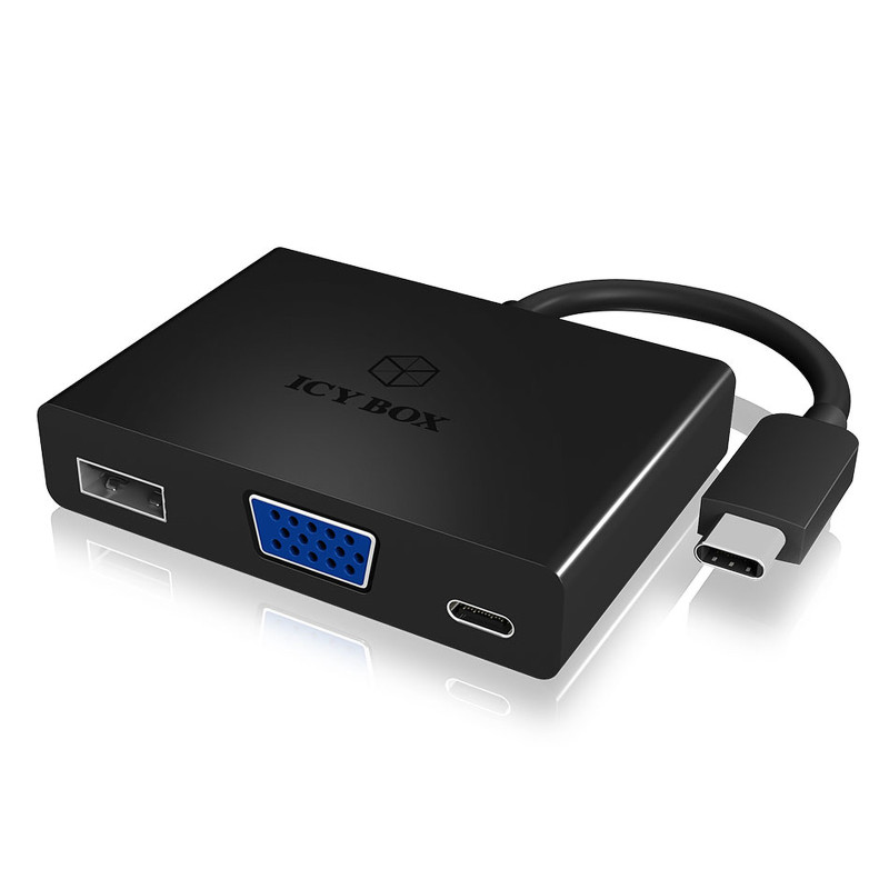 Station d’accueil ICY BOX IB-DK4032-CPD USB TYPE C VGA + USB 3.0