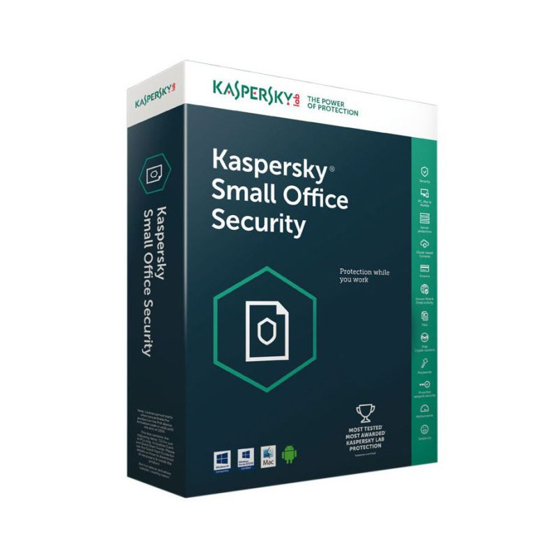 Kaspersky Small Office Security 8.0 1 an 10 Postes + 1 Serveur