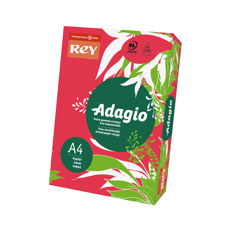 Rame Papier Rey ADAGIO Couleur 500 Feuilles A4 80Gr