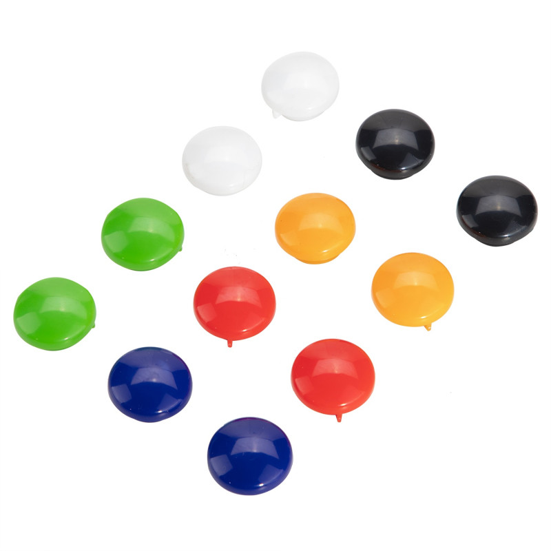 BOUTON DE FIXATION MAGNETIQUE 20MM COULEUR ASSORTIS
