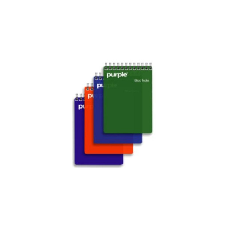 Bloc Note WIRO 100 PAGES 21x 29,7cm A4 Couleurs ASSORTIS