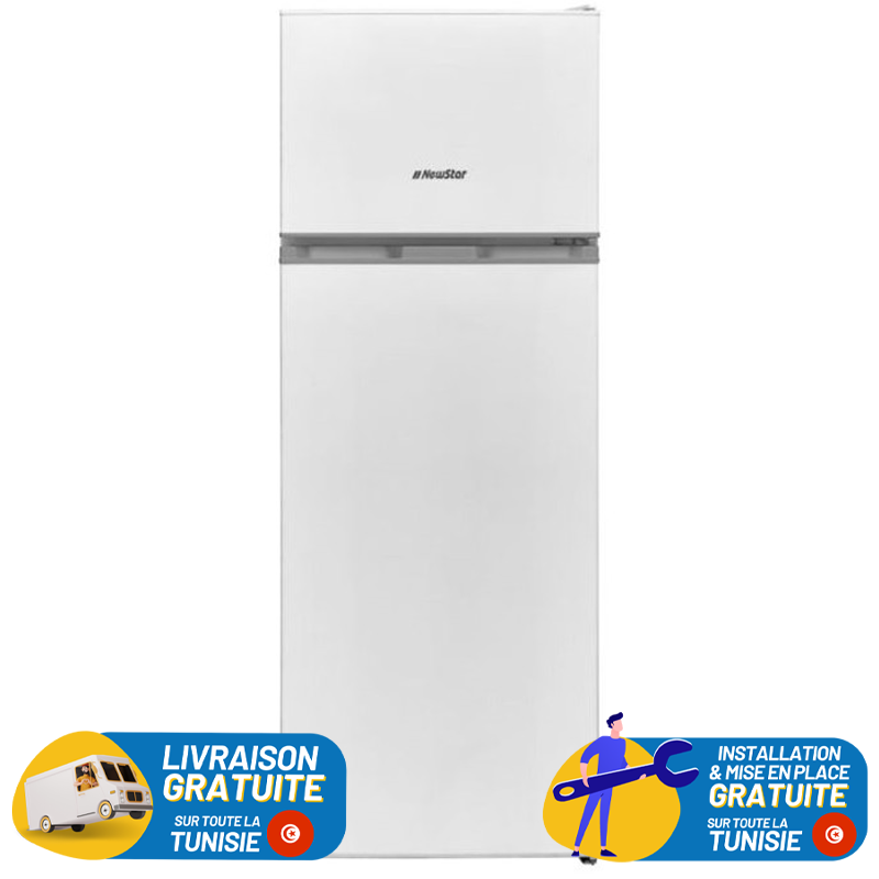 NEWSTAR Defrost Double Portes 270 Litres