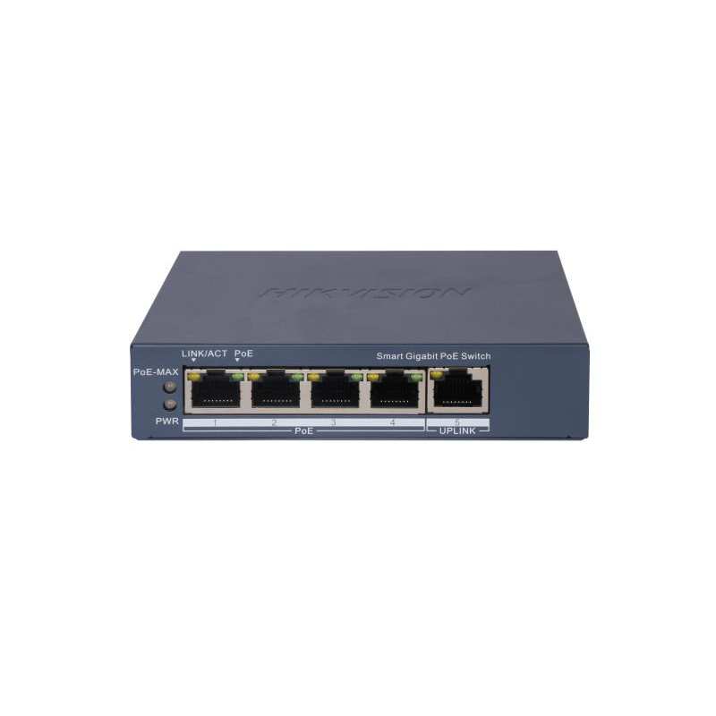 Switch HIKVISION DS-3E1505P-EI 4 Port Gigabit Smart POE 1 RJ45 uplink Port