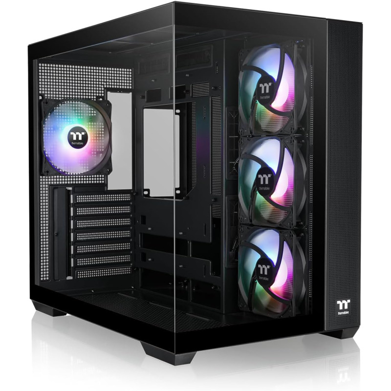 Thermaltake Boîtier Gamer Moyen Tour View 380 TG ATX RGB