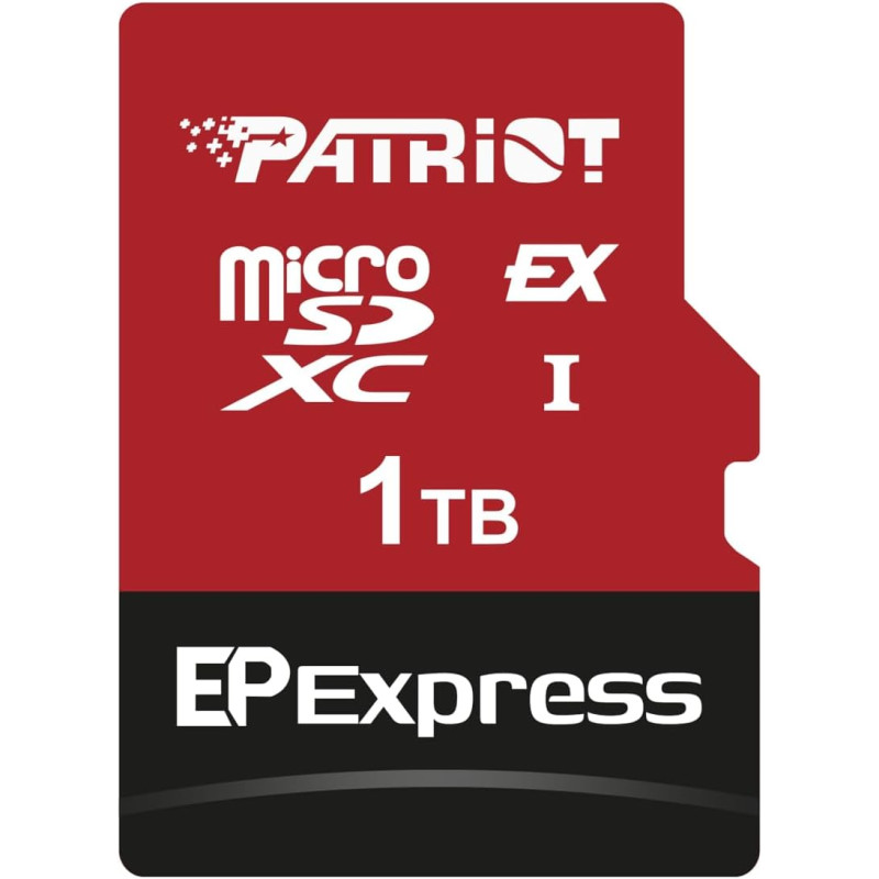 Patriot Carte mémoire SDXC Express V30 UHS-I U3 4K UHD EP 1 To