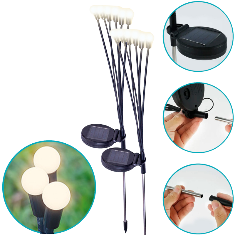 Lampe solaire LED SUNARI lucioles solaires FLS-87 x6 3000K 600mAh Li-Ion