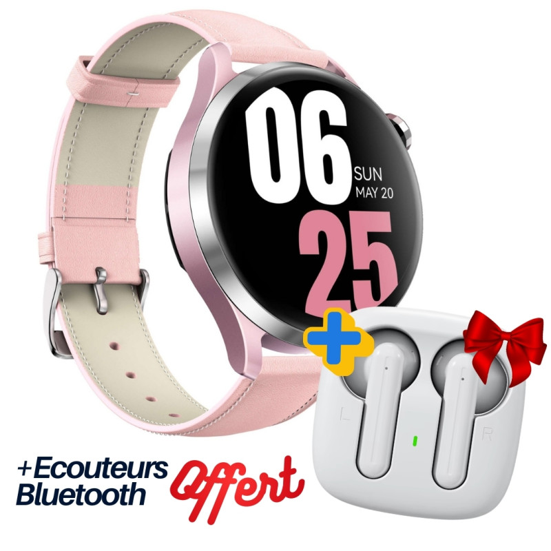 Montre Connectée KIESLECT CALLING WATCH LORA 3 CHERRY