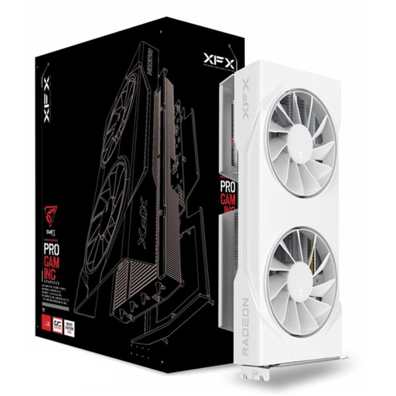 AMD Carte graphique XFX Swift Radeon RX 9060 XT OC Édition Gaming GDDR6