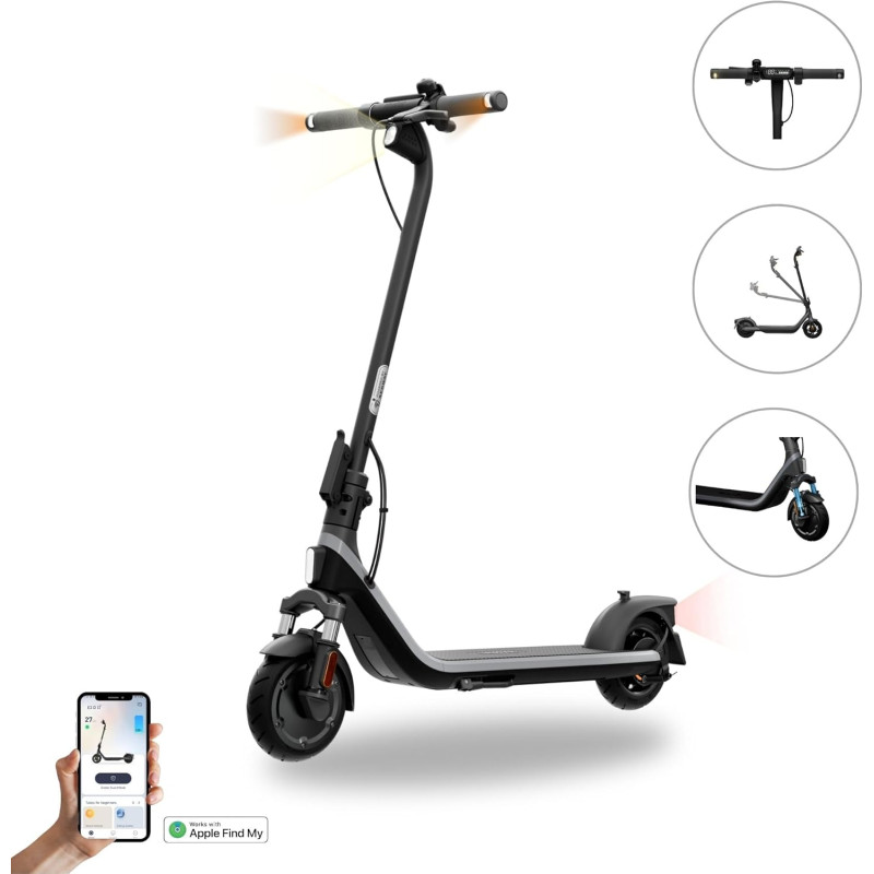 Trottinette électrique Segway-Ninebot E2 D II 90 kg 20 km h 450 Watts