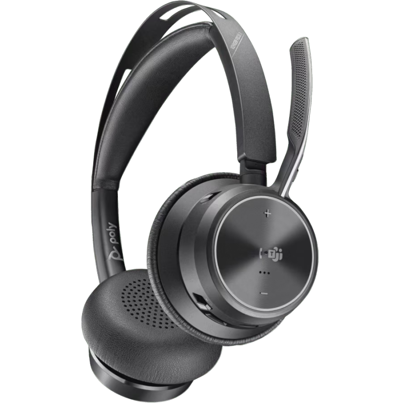 Microsoft Casque Poly Voyager Focus 2 Teams Certifié Sans fil