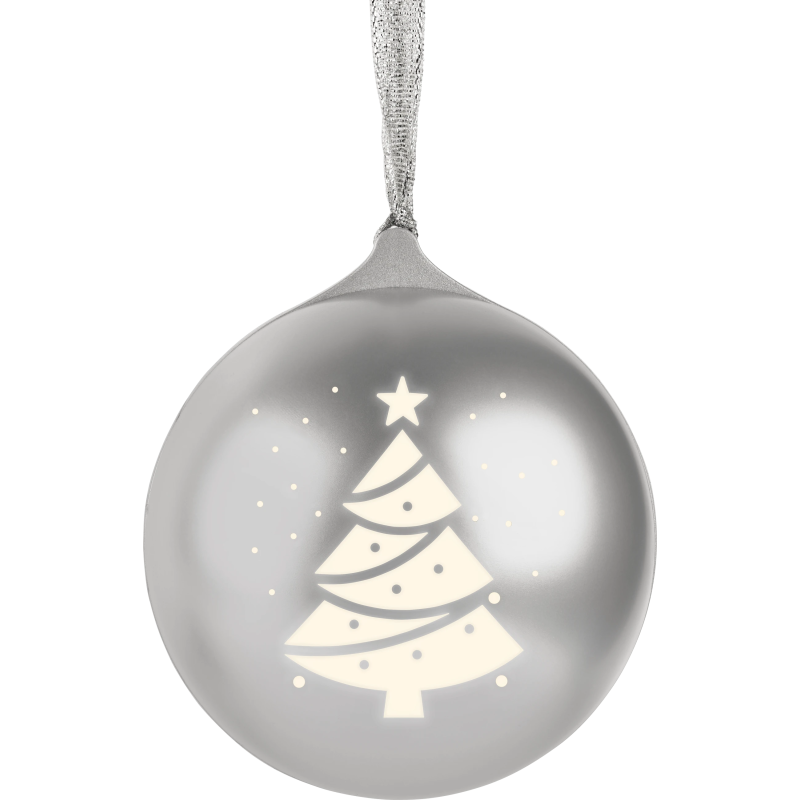 Boule de Noël lumineuseavec enceinte XMASBALLSILV EPOK BIGBEN