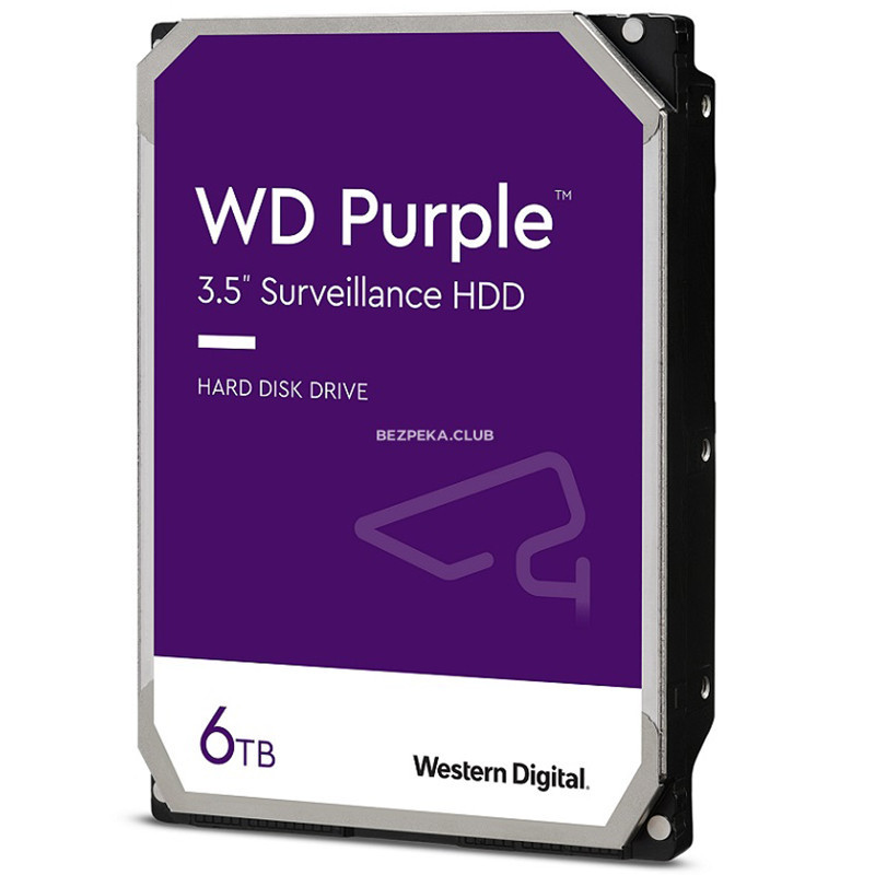 Western Digital Disque Dur Interne De Surveillance 3.5" 6 To