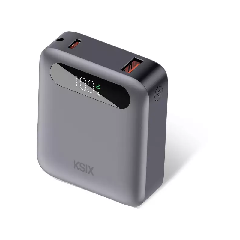 Power Bank KSIX 10 000 mAh, PD 22,5 W, charge rapide