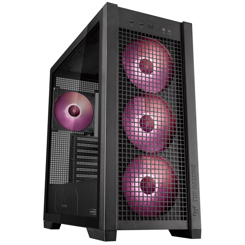ASUS Boîtier Moyen Tour TUF GAMING GT302 TG ARGB