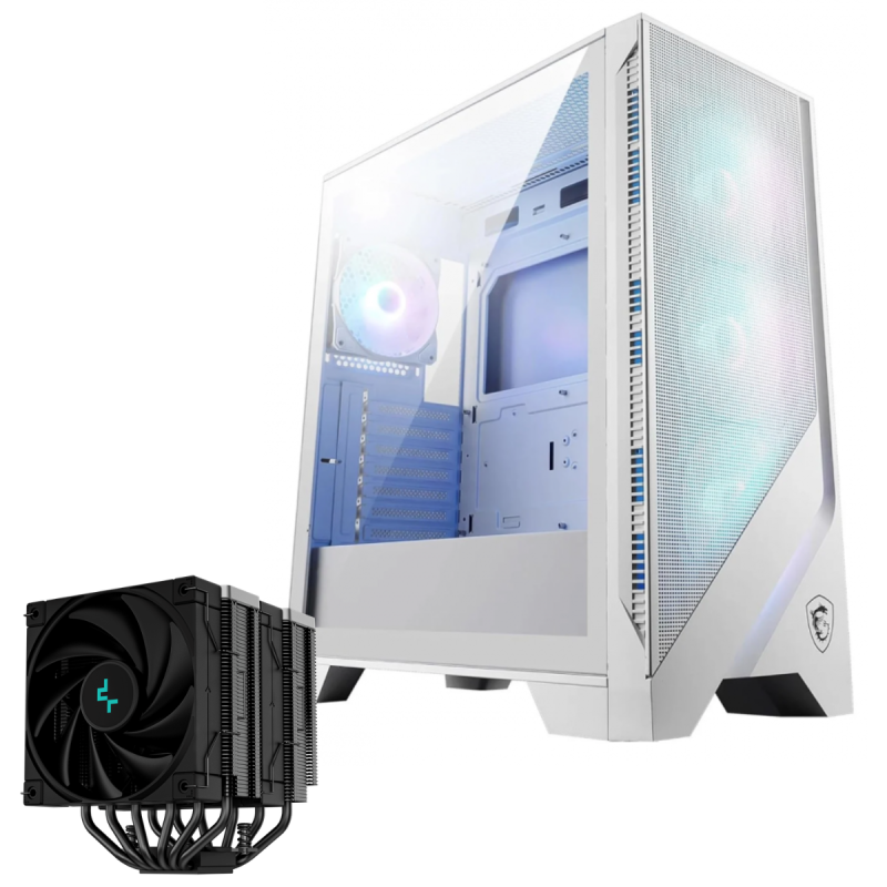 DeepCool Boîtier Gamer Moyen Tour MSI MAG FORGE 320R AIRFLOW ATX