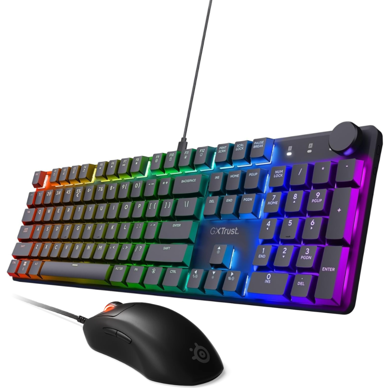 SteelSeries Clavier Gamer Filaire Mécanique TRUST TORIX GXT 866