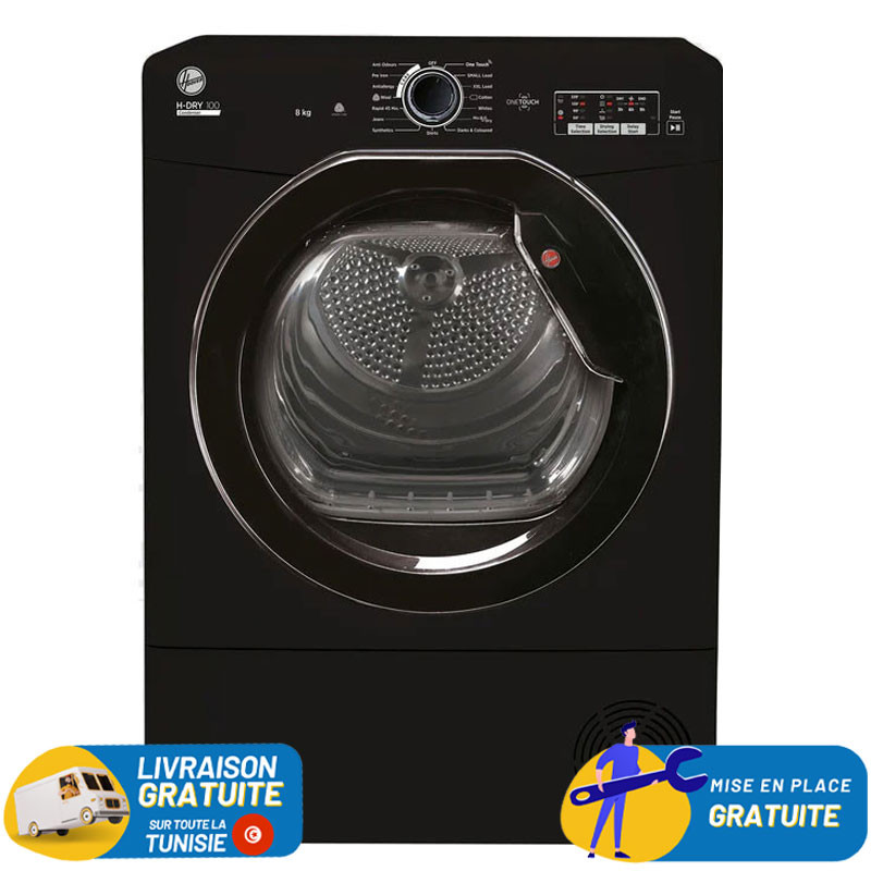 SECHE LINGE HOOVER A CONDENSATION 8KG HLEC8LGB-80