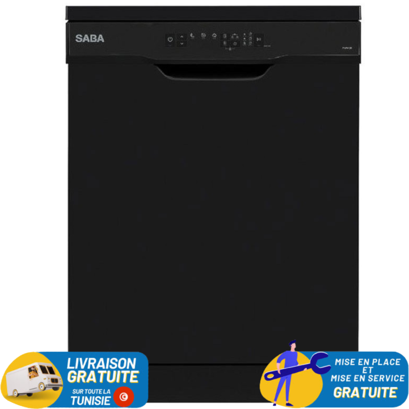 Saba 12 COUVERTS FNPA12-BK